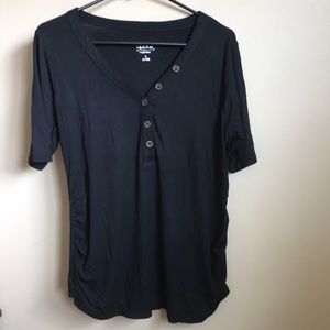 NWT Isabel Maternity Black TShirt